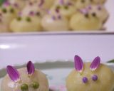 お月見にお花でカワイイうさぎ団子＊作り方4写真