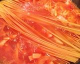 フライパンひとつで〜トマトパスタ♧作り方4写真