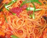 フライパンひとつで〜トマトパスタ♧作り方6写真