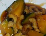 かぼちゃで甘辛煮物★作り方3写真