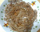 蕎麦焼き＝残った蕎麦の揚げ焼き作り方3写真