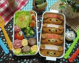 紅白ハチマキくまさん稲荷作り方11写真
