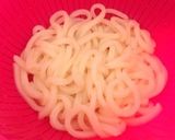 超簡単♪コクうま明太子カルボうどん作り方2写真