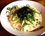超簡単♪コクうま明太子カルボうどん作り方4写真