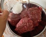 牛肉100％ハンバーグ（パティ）作り方1写真