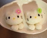 キャラ弁☆キティーちゃん弁当作り方3写真