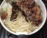 激ウマ激辛エノキ肉煮込み丼に出し汁絶賛作り方3写真