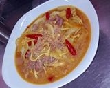 激ウマ激辛エノキ肉煮込み丼に出し汁絶賛作り方12写真