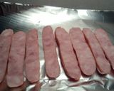 ★簡単!!焼マヨチーズソーセージ★つまみ作り方1写真
