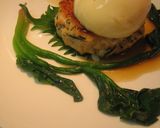 温玉のっけ。ひじきとお麩入り*ハンバーグ作り方6写真