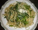 ニラとししとうのスパゲティ作り方4写真