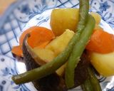 じゃがいもと人参と冷凍いんげんの煮物作り方5写真