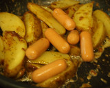 フライパンで簡単！ポテトの旨炒め蒸し焼き作り方4写真