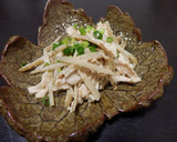 鶏胸肉と牛蒡の柚子胡椒マヨ和え作り方7写真