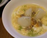 かぶとあさりの中華あんスープ作り方8写真
