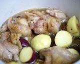 さつま芋と鶏肉のこっくり煮作り方3写真