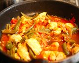 胸肉とピーマンのトマト煮作り方6写真