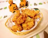 鶏皮でフライドチキンならぬフライドスキン作り方3写真