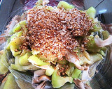 胡麻和えの素で～秋茄子と椎茸のごま和え作り方4写真