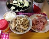 ＊ナストマベーコン玉ねぎのパスタ＊作り方1写真