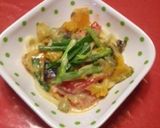 ☆彩り満点◎夏野菜のクリームうどん♪♪☆作り方3写真