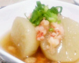 ほくほく♡大根とえびそぼろあんかけ作り方10写真