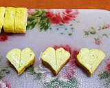 お弁当のおかず★ハートたまご焼き作り方4写真