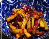 簡単！お弁当のおかず★メープル大学芋作り方4写真