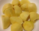 粉ふき芋の梅こぶ茶風味作り方1写真
