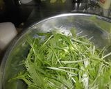 水菜と大根の和風サラダ作り方1写真