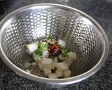 ☆おつまみに最高！ラー油クリームチーズ作り方3写真