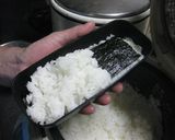 【弁当飯】海苔サンドde のり弁作り方3写真