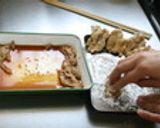 大豆ミートの焼肉風（フィレタイプ）作り方2写真