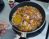 カレー風味の炊き込みご飯作り方3写真