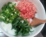 鮭味噌とろろ丼作り方2写真