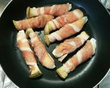超簡単♡ガーリックdeエリンギの肉巻き♪作り方3写真