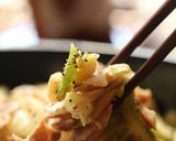 豚バラとキャベツのアンチョビ炒め。作り方8写真