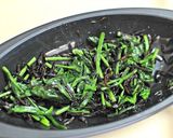 ほうれん草とひじき柿プルーンの白だし和え作り方2写真