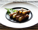 さっぱり照り焼き☆厚揚げと大葉の豚肉巻作り方7写真
