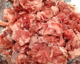 牛コマ肉のさっぱり香酢炒め作り方3写真