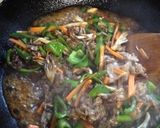 牛コマ肉のさっぱり香酢炒め作り方7写真