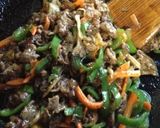 牛コマ肉のさっぱり香酢炒め作り方8写真