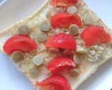 トマトとごぼうのカレー風味和トースト作り方5写真