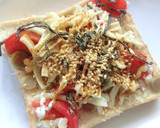 トマトとごぼうのカレー風味和トースト作り方6写真