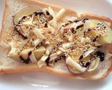 さつま芋のﾁｮｺっとチーズトースト作り方4写真