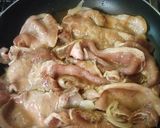 昔のしょうが焼き　つゆだく玉ねぎたっぷり作り方3写真