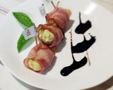 栗とベーコンのグリルバルサミコソース添え作り方5写真