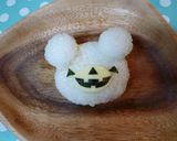 【キャラ弁】ハロウィン仕様（白くま）作り方4写真