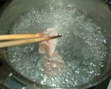 豚しゃぶとキムチのごま和え作り方1写真