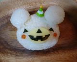 【キャラ弁】ハロウィン仕様（白くま）作り方5写真